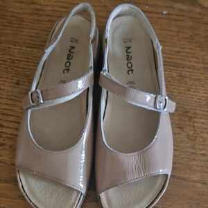 Naot Beige Open-Toe Sandals